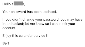 password - update mail