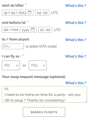 Hypernix swap request menu